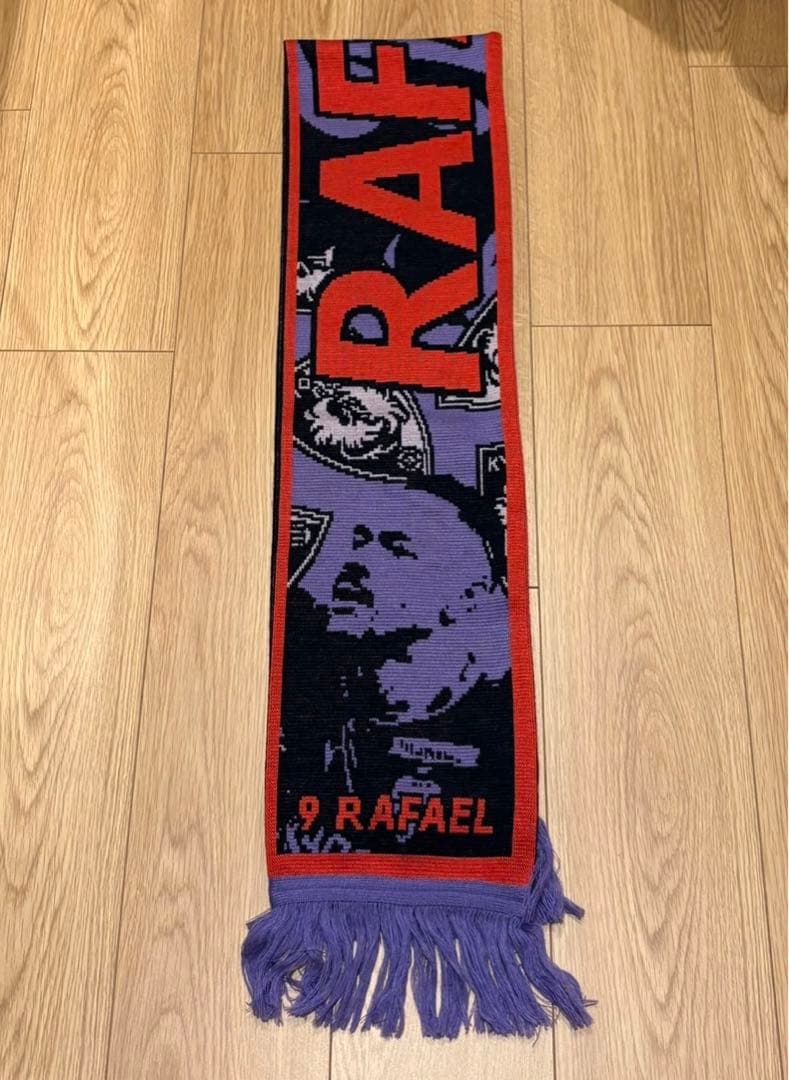 ラファエル•エリアス　京都サンガF.C. 選手パープルニットマフラー
