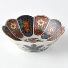 追加可 新品 林九郎窯 十方割花地紋小鉢 金彩輪花鉢 古伊万里 波佐見焼