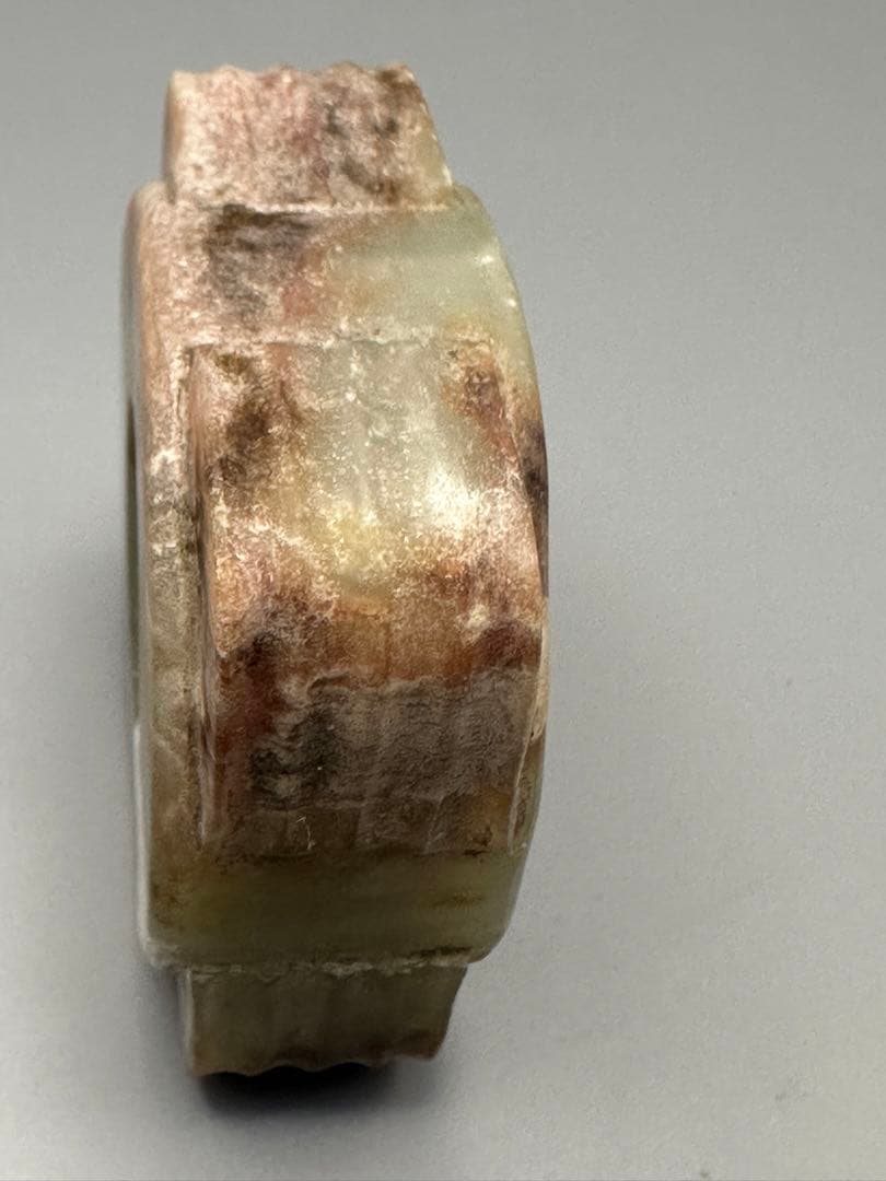 新石器時代　翡翠　中国　彫刻　古美術　古物　天然石　インテリア　置物　根付