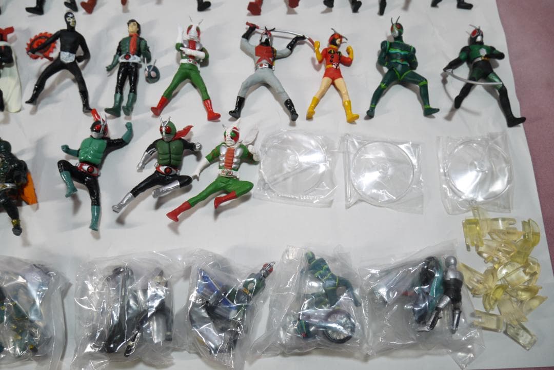 HG 仮面ライダー　怪人　ライダー&バイク　66体