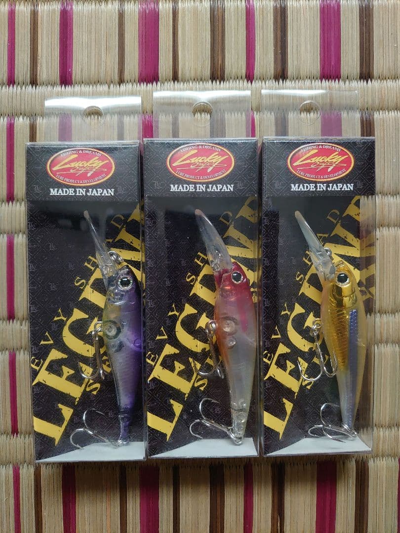【新品】激レア　ラッキークラフト　ベビーシャッド60SPレジェンド　3種セット