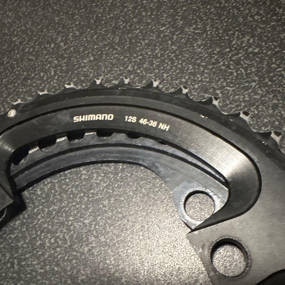 SHIMANO 12S チェーンリング 46-36 NH
