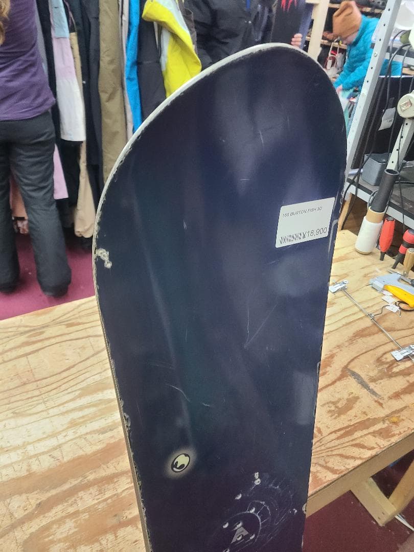 スノーボード 150 BURTON FISH 3D