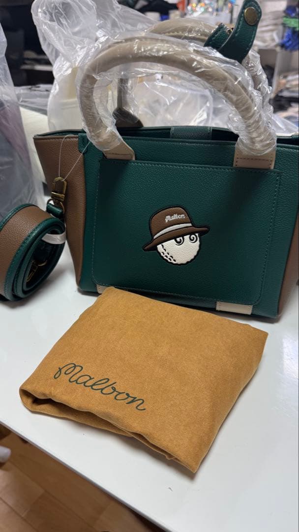 Malbon キャラクター トートバッグ　ゴルフトートバッグ