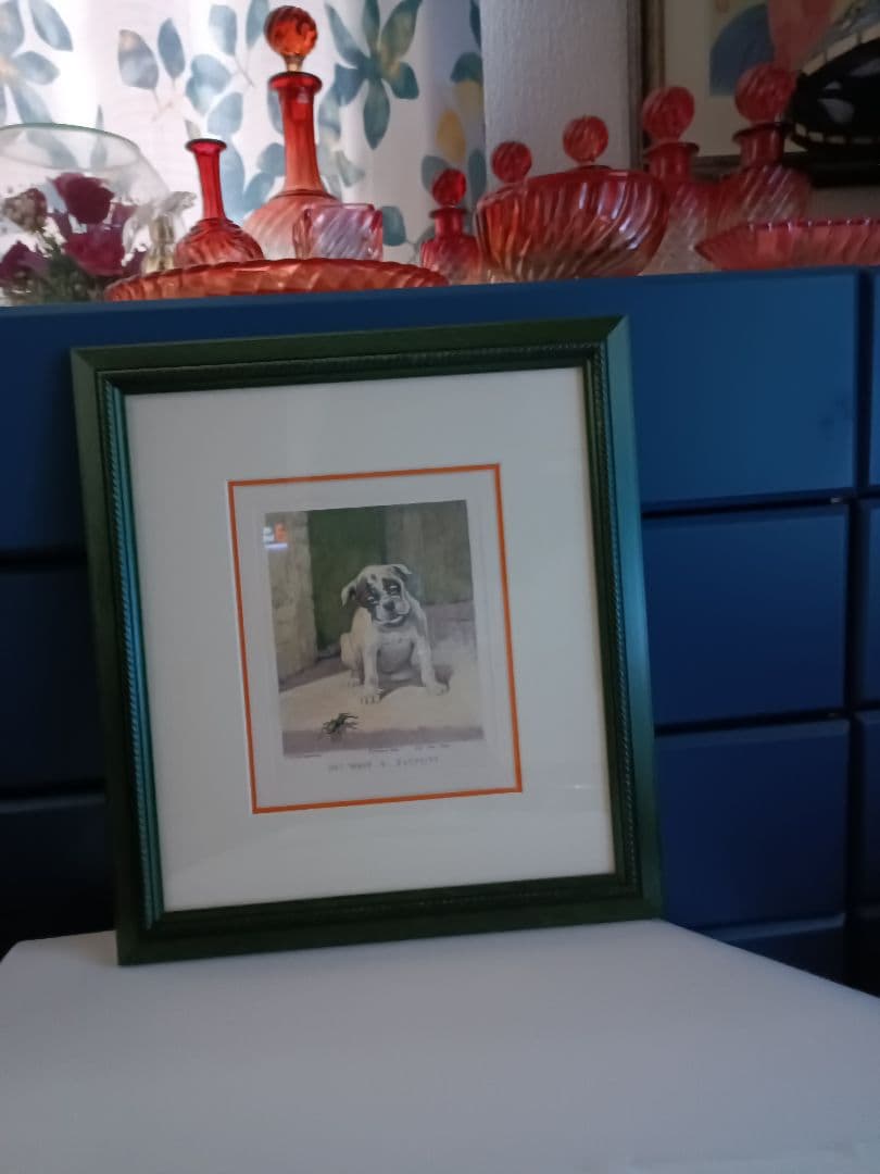 【アート版画】インテリア　壁掛け　イギリス人画家　CARLENT EDWRDS