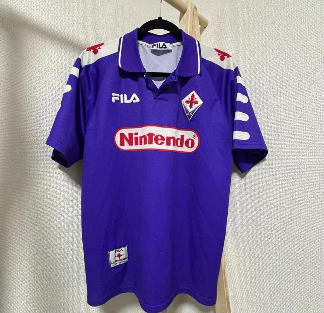 98-99 ACフィオレンティーナ FILA イタリア製 検/ 任天堂 Y2K