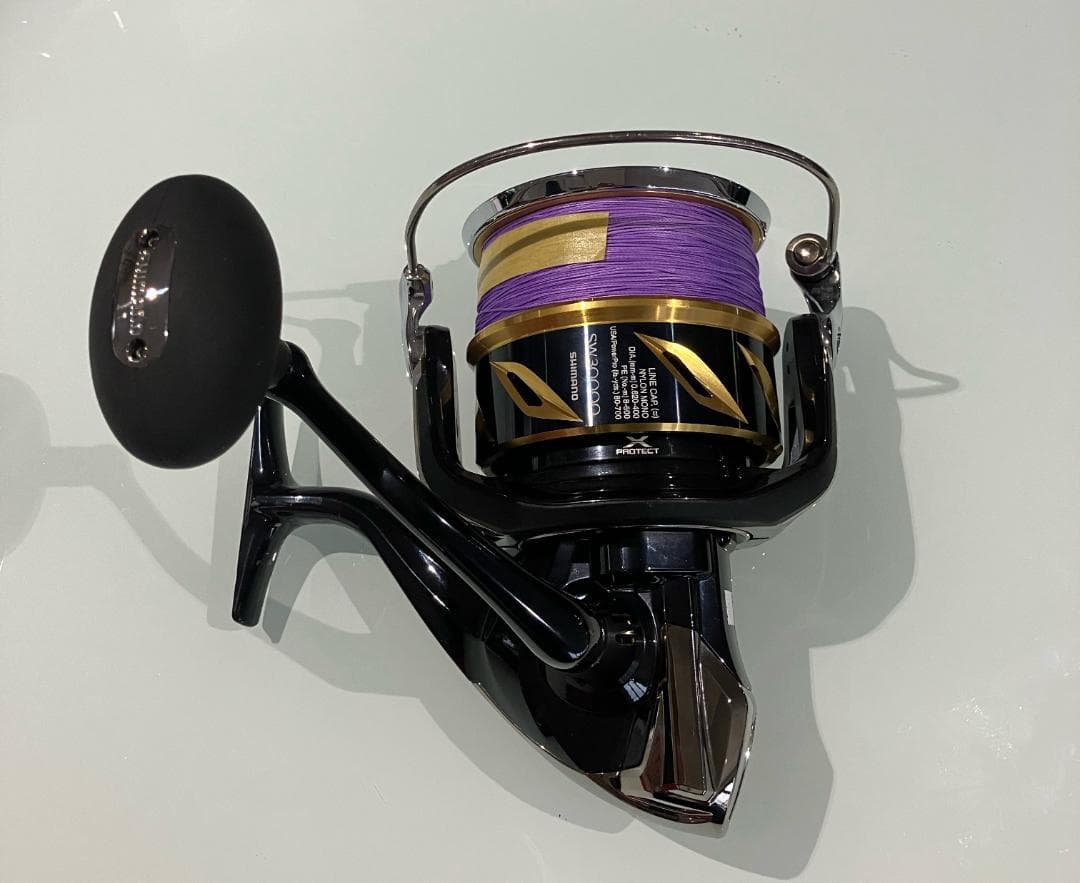モンスター黒鮪対応　ステラ30000　PEVARIVAS紫　12号300ｍ付2