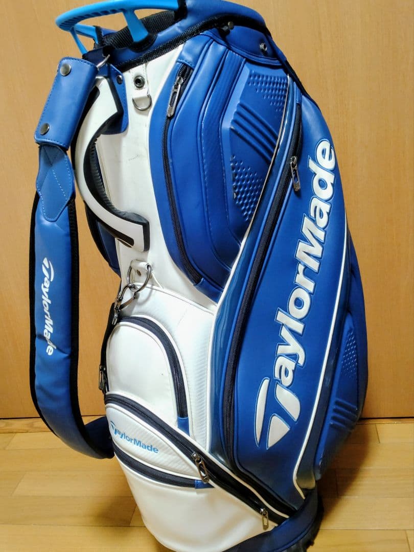 TaylorMade ゴルフバッグ 青/白