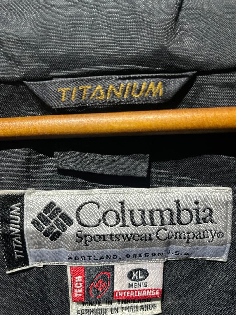00s　Columbia TITANIUM マウンテンジャケット XL　ブルー