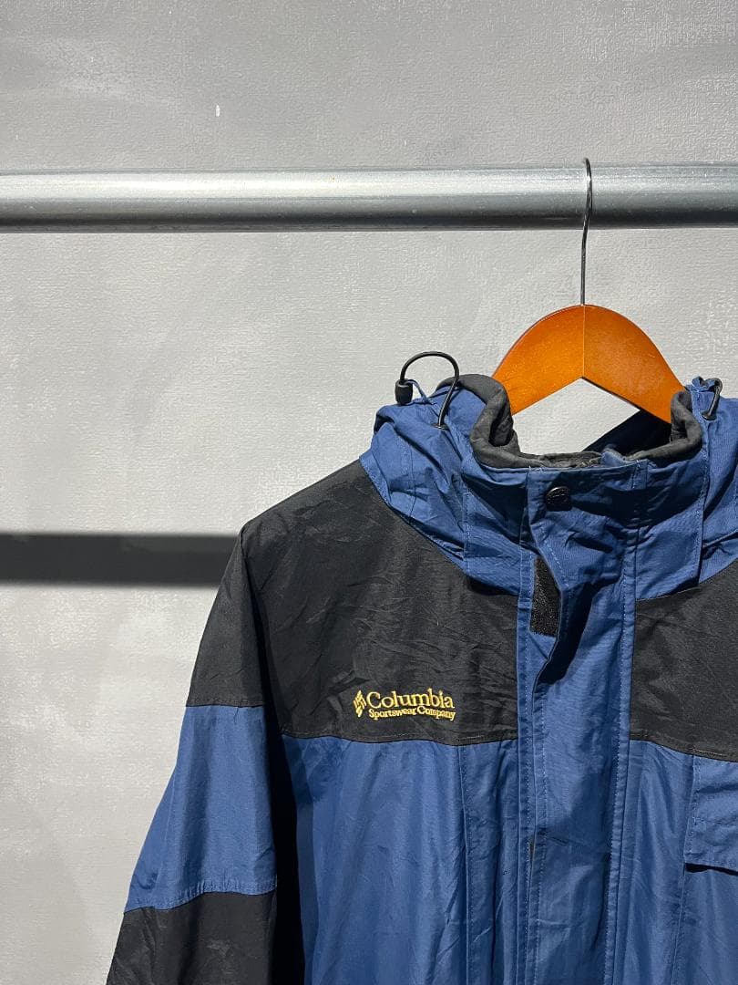00s　Columbia TITANIUM マウンテンジャケット XL　ブルー