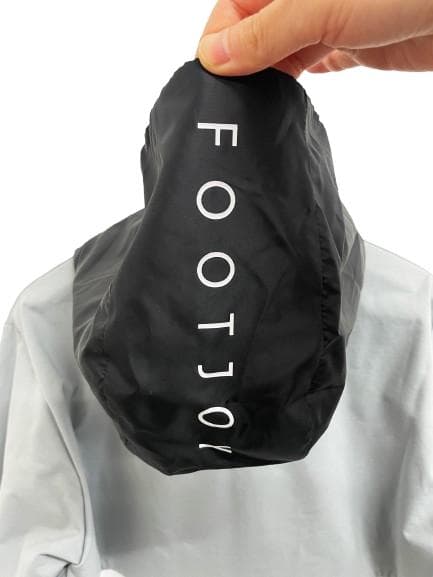 フットジョイ FootJoy ハーフジップフーディー ライトグレー/ホワイト S