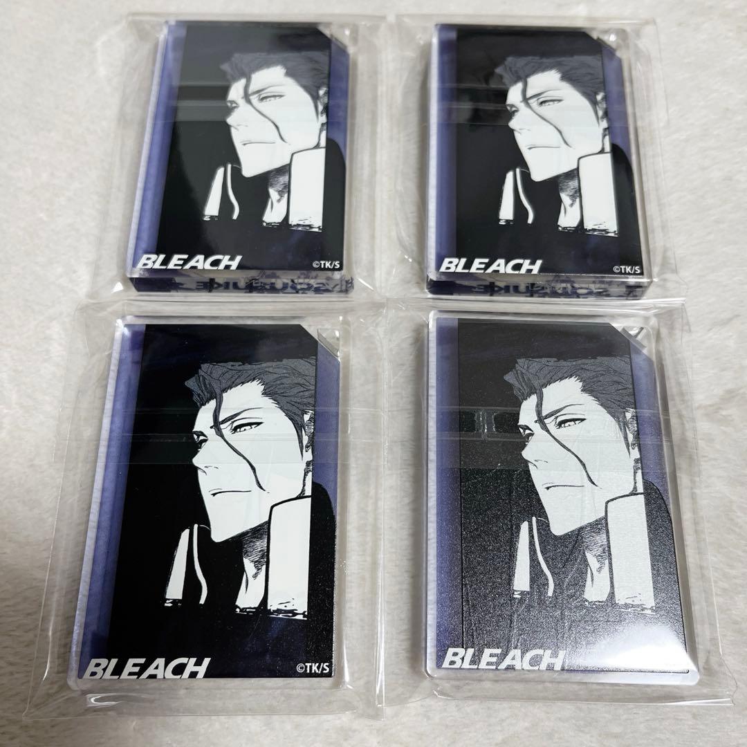 BLEACH ドミノ風 アクリルキーホルダー 藍染惣右介