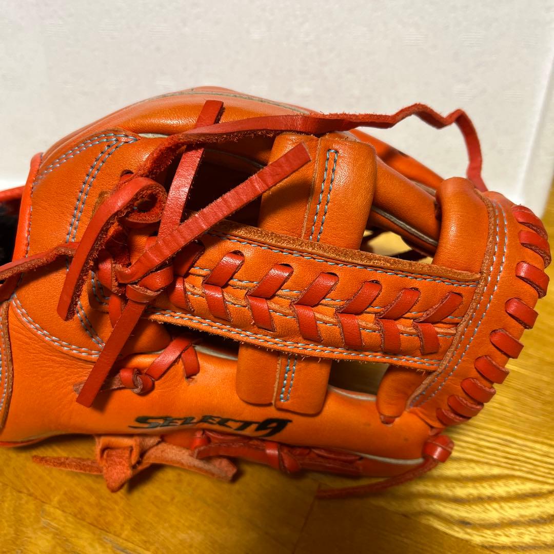 Mizuno オレンジ グローブ 軟式