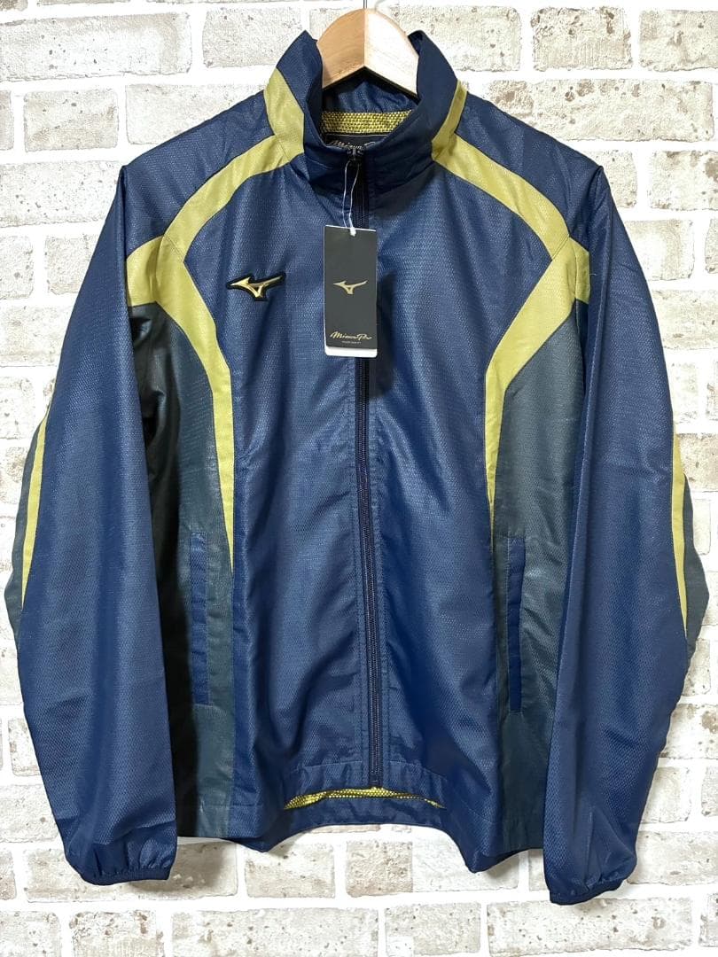 【早い者勝ち✨】新品 ミズノプロ メンズ ジップジャケット S ネイビー 野球