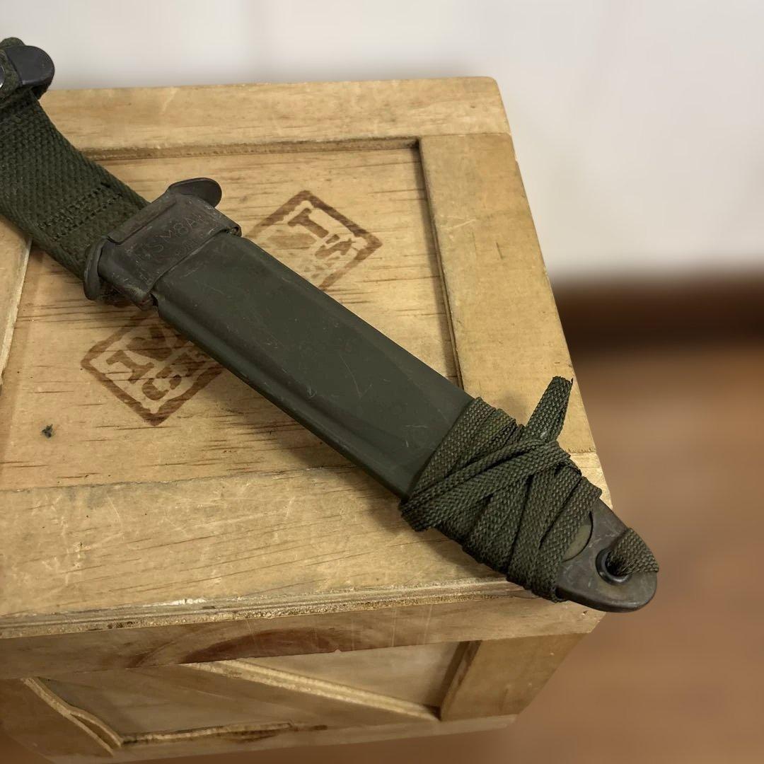 米軍　実物　ナム戦　US M8A1 PWH製　銃剣　BAYONETシース　③