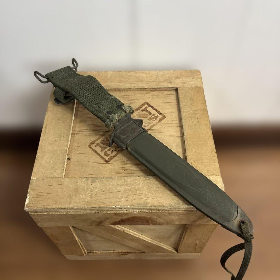 米軍　実物　ナム戦　US M8A1 PWH製　銃剣　BAYONETシース　③