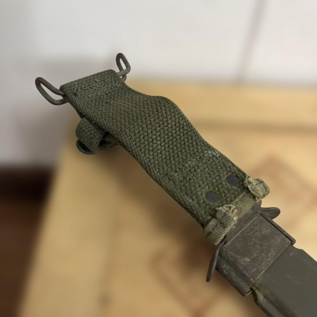 米軍　実物　ナム戦　US M8A1 PWH製　銃剣　BAYONETシース　③