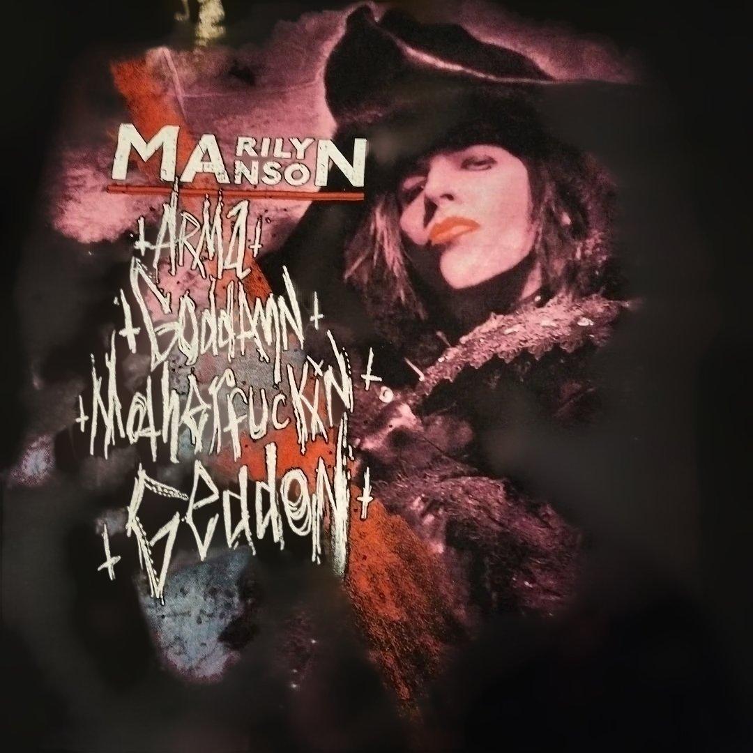 marilyn manson ツアーシャツ　Ｌ　shoot