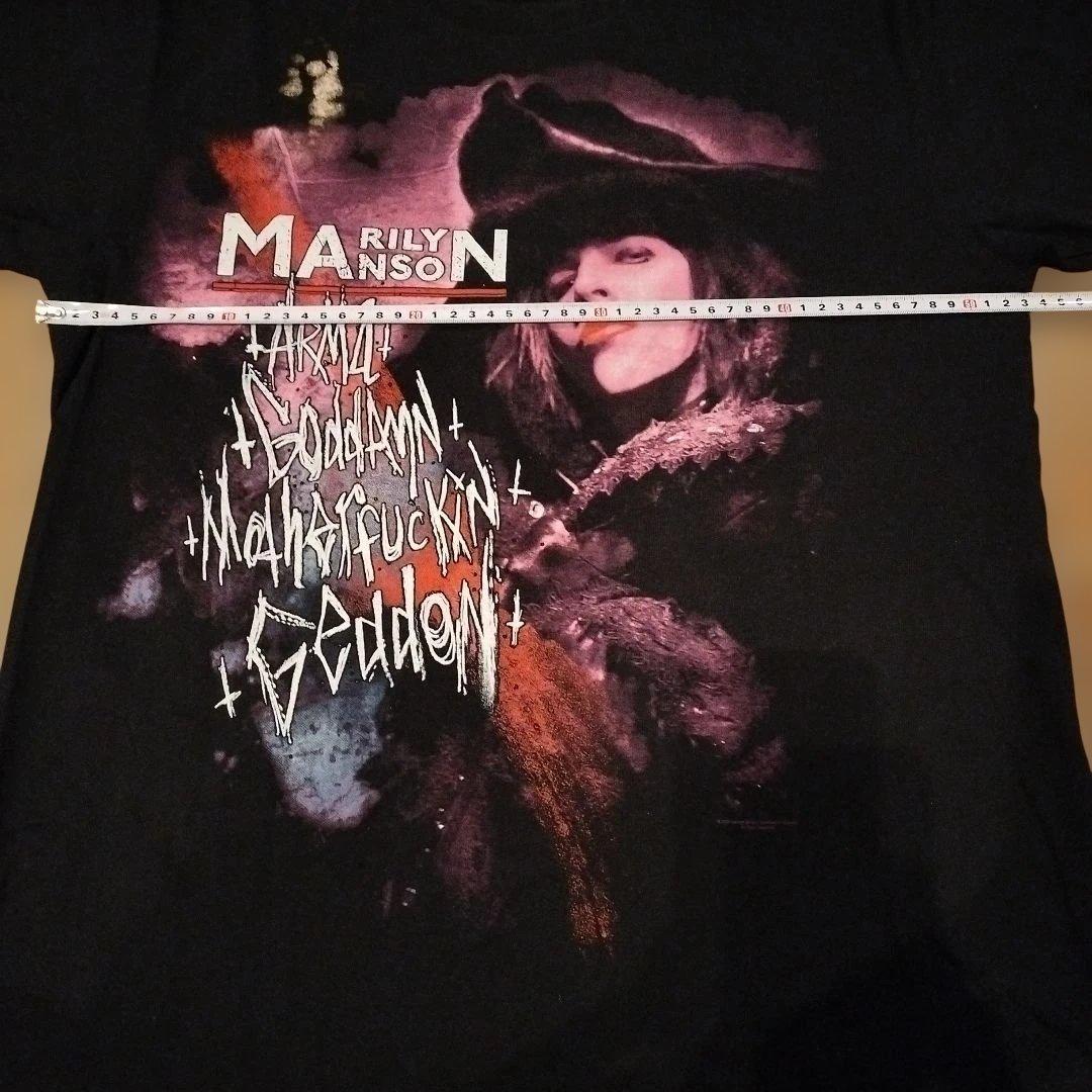 marilyn manson ツアーシャツ　Ｌ　shoot