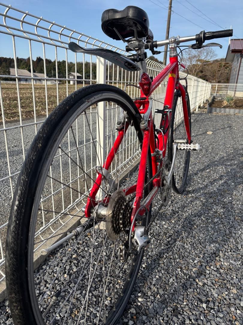 レッド クロスバイク SRAM 7速