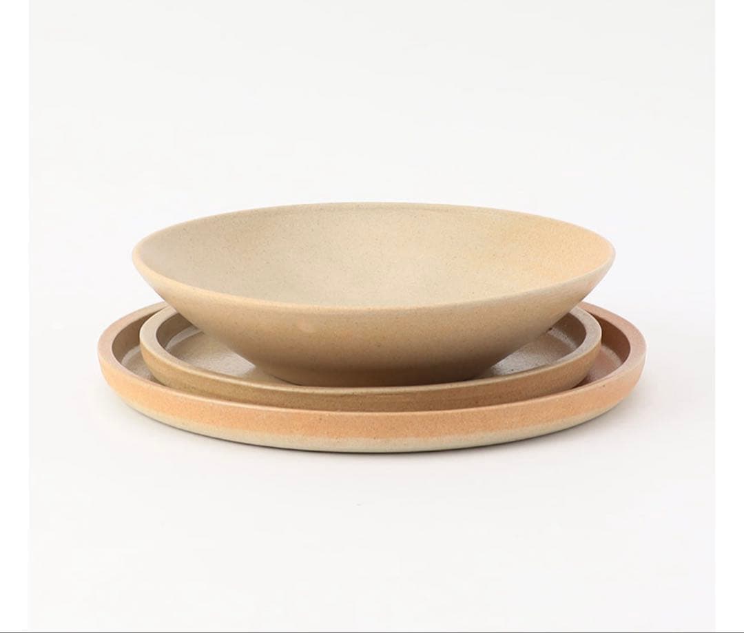 THE CONRAN SHOP ベージュ陶器皿 26cm