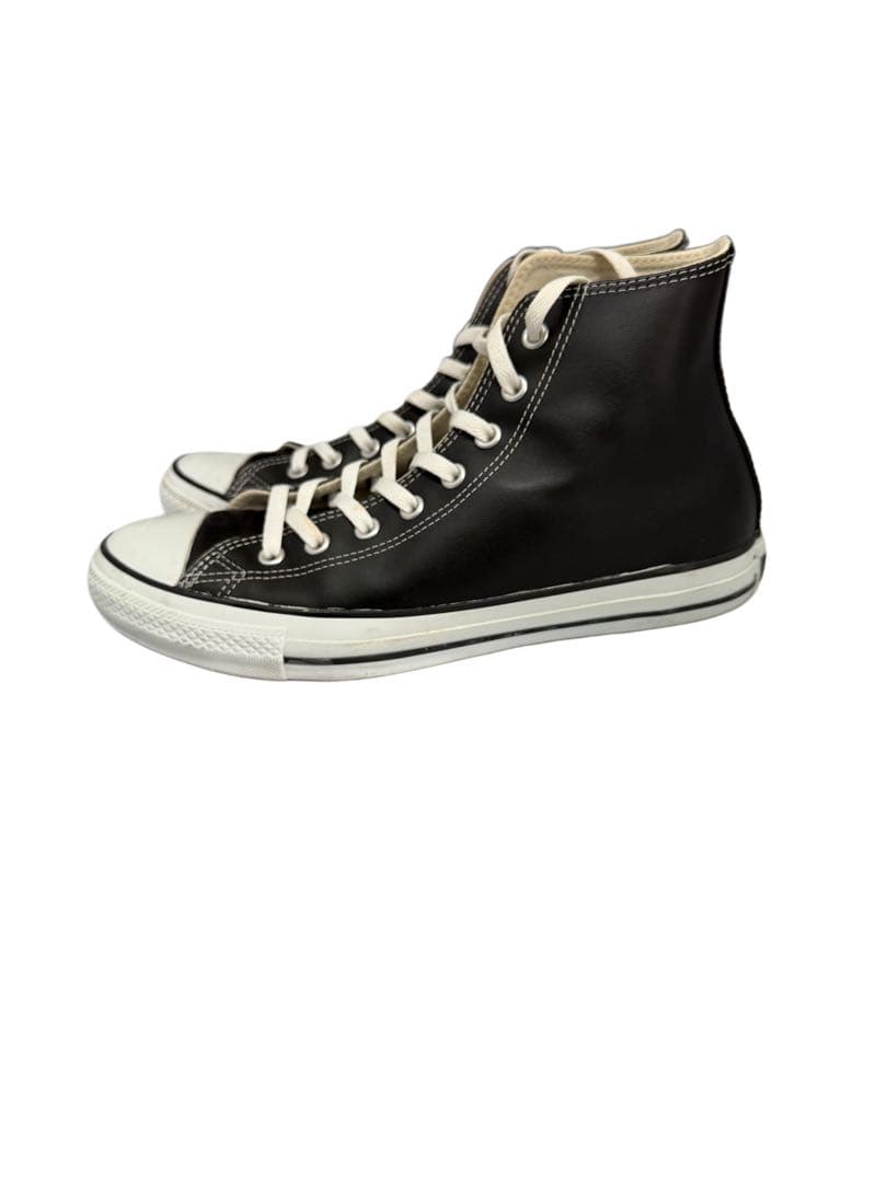 CONVERSE（コンバース） オールスターレザー ハイ ブラック10.5インチ