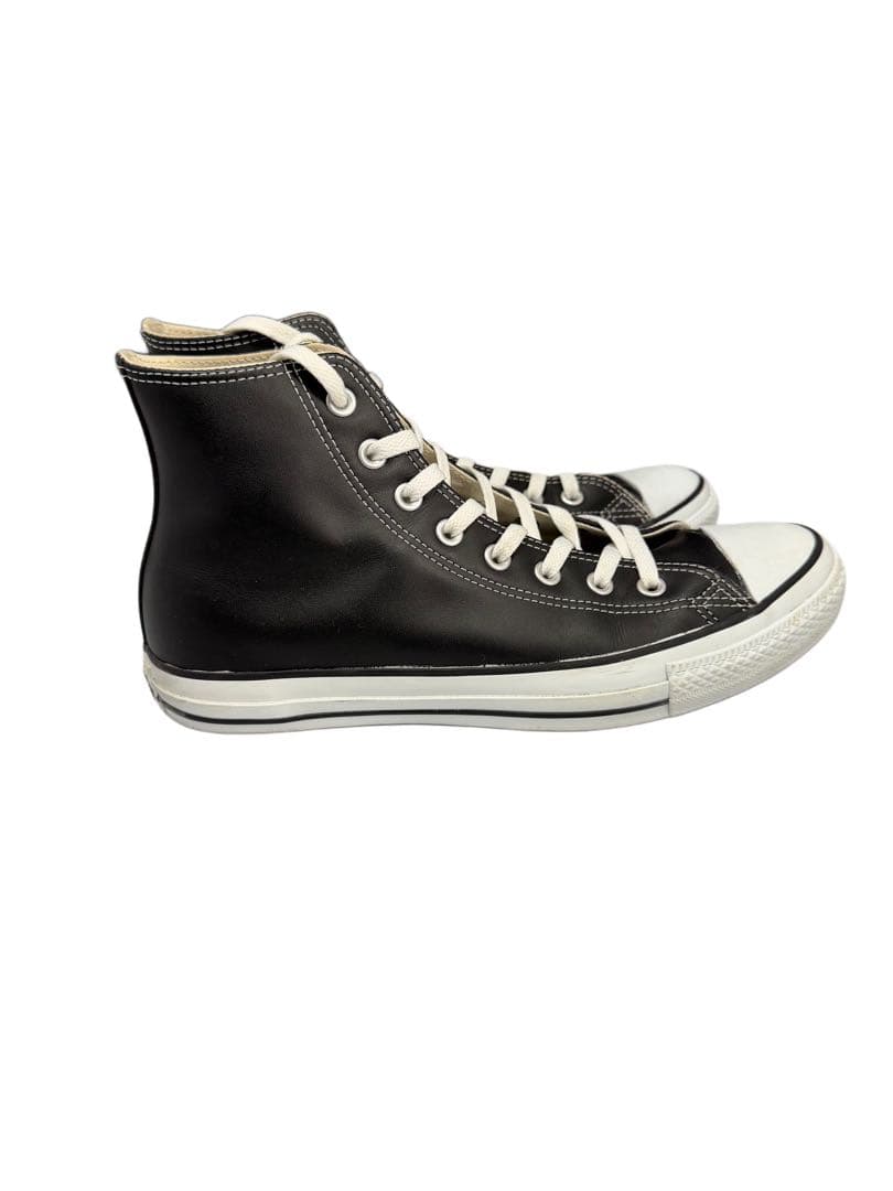 CONVERSE（コンバース） オールスターレザー ハイ ブラック10.5インチ