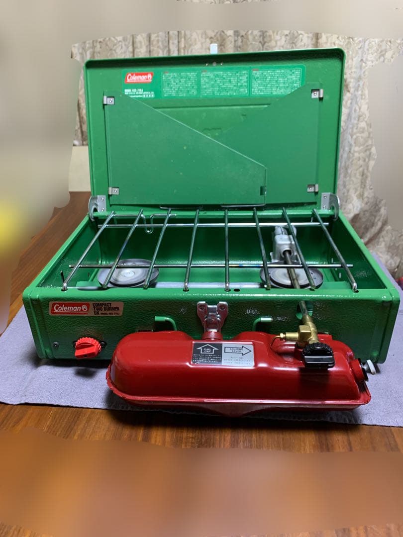 コールマン　ツーバーナーコンロ 432-770J キャンプ用品　廃番　希少