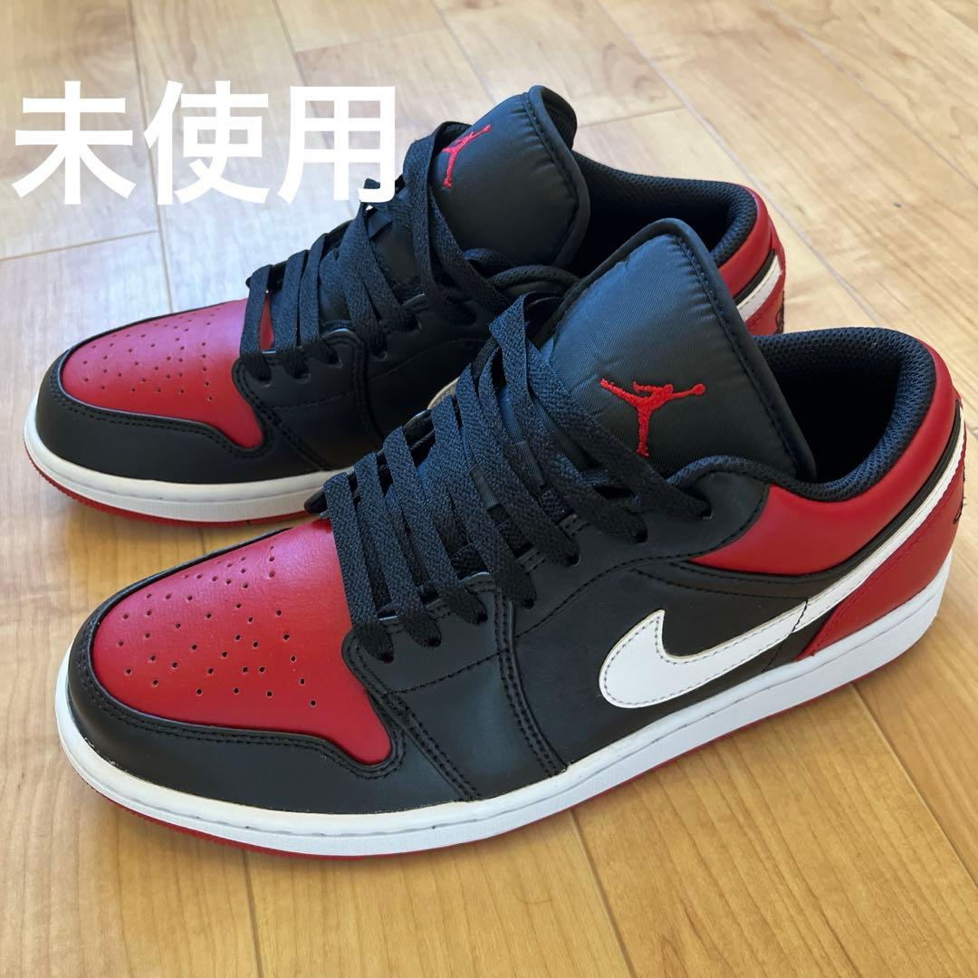 Nike Air Jordan ナイキローカット シューズ ブラック/レッド