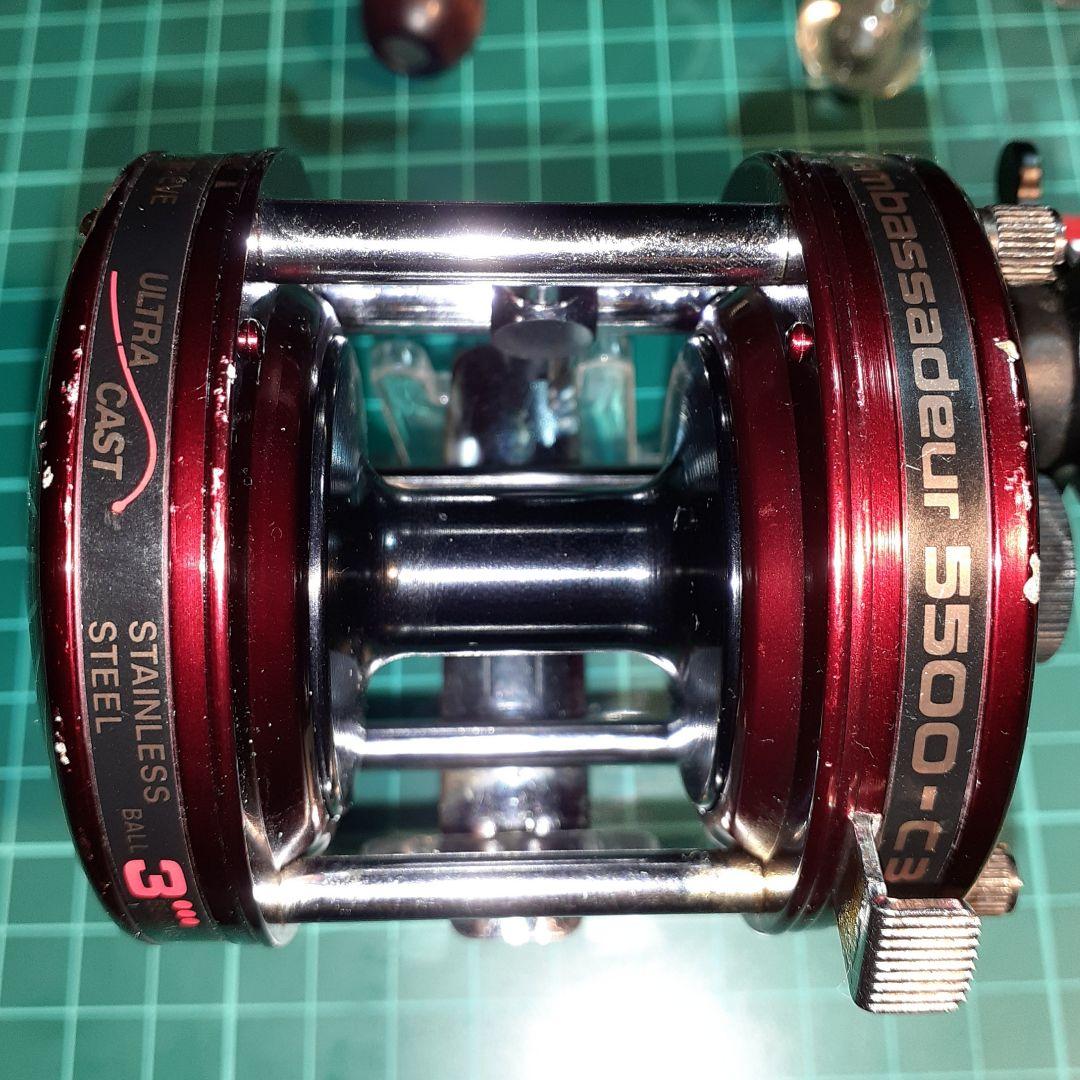 アブガルシア アンバサダー５５００-C３ アウトフィッターズパワーハンドル付き