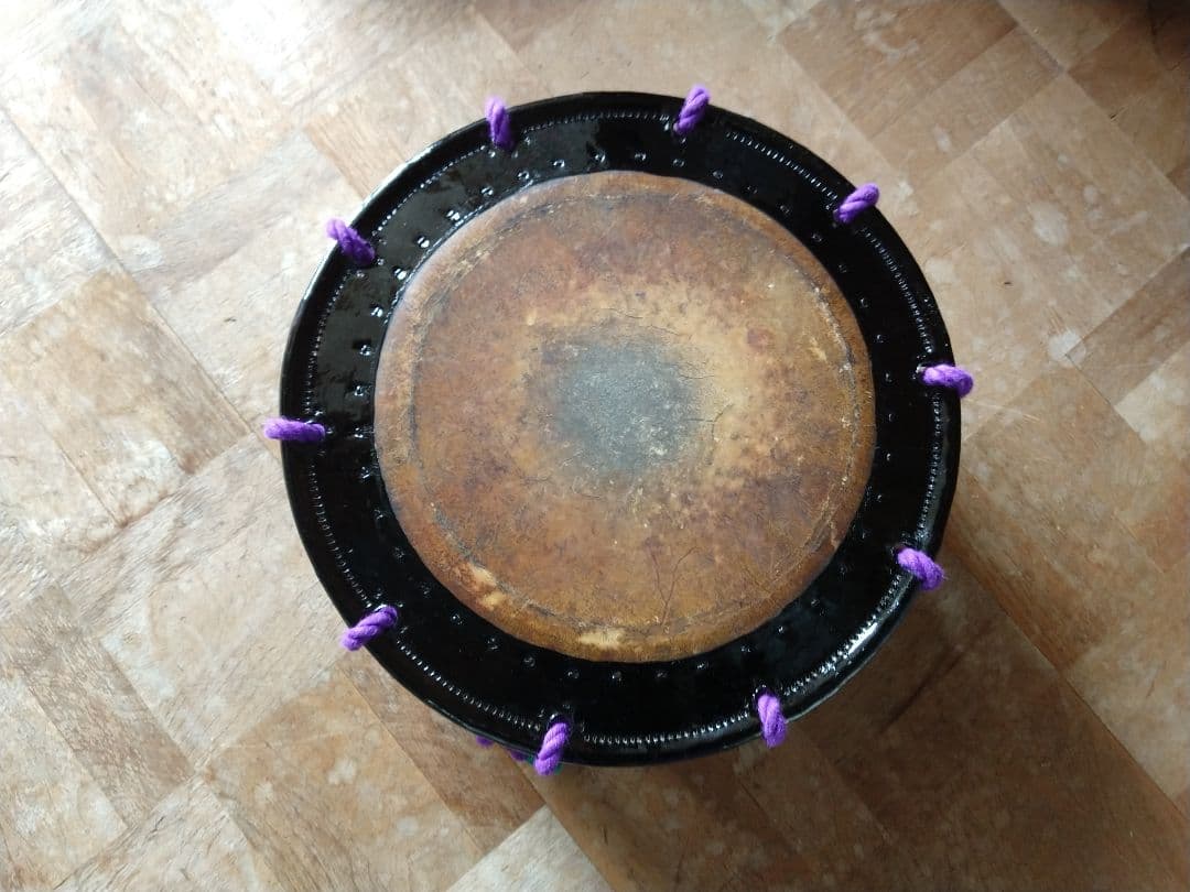 2 古い　和太鼓　締太鼓　メンテナンス済み