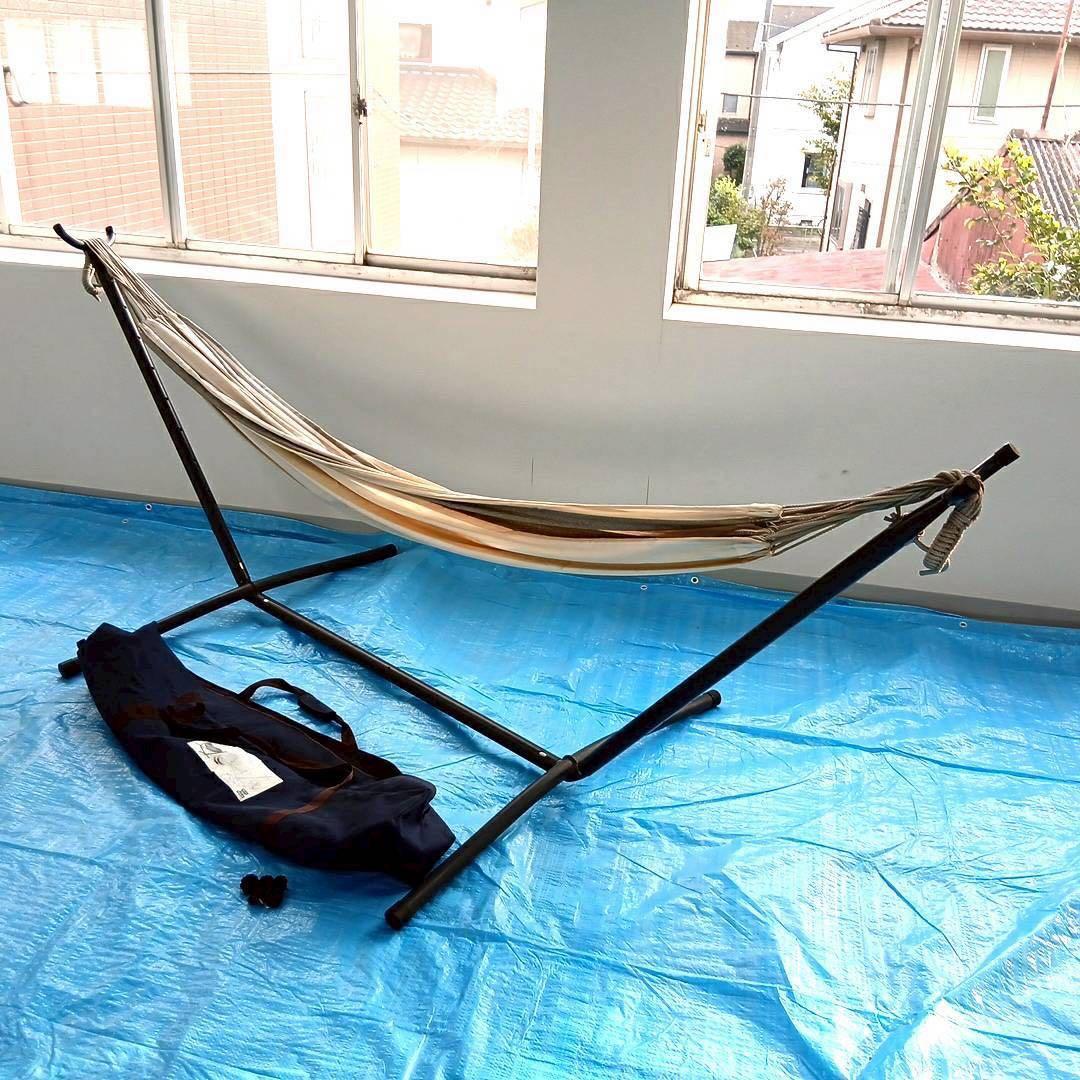VIVERE ビブレ ハンモック 自立式スタンド付き　収納袋付き