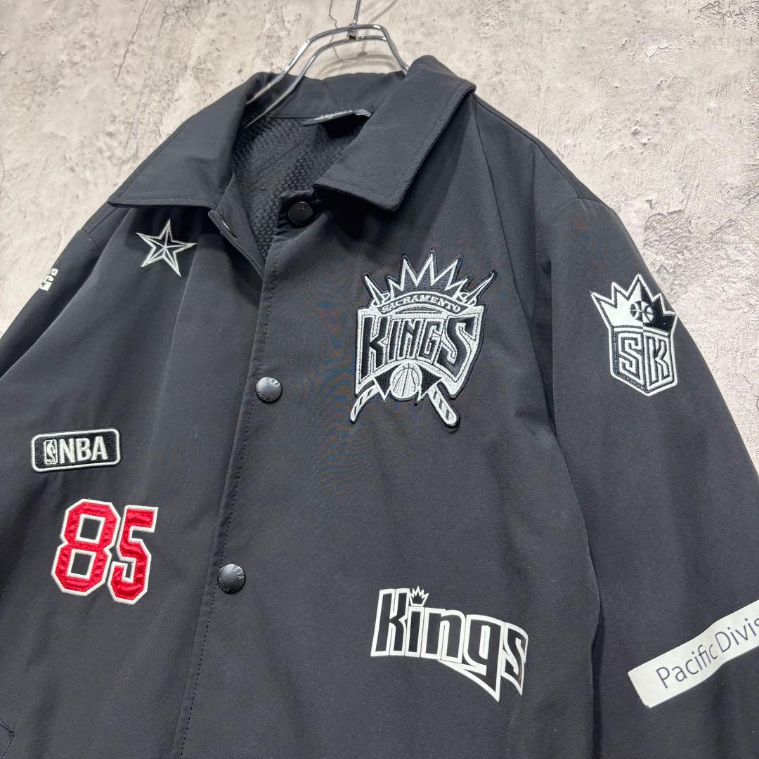 ☆人気　NBA KINGS コーチジャケット　ブラック　M