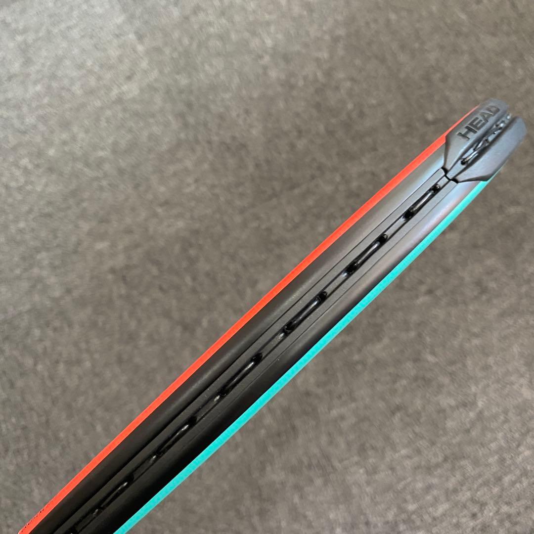 【美品】HEAD GRAVITY MP400G2テニスラケット360+オレンジ緑