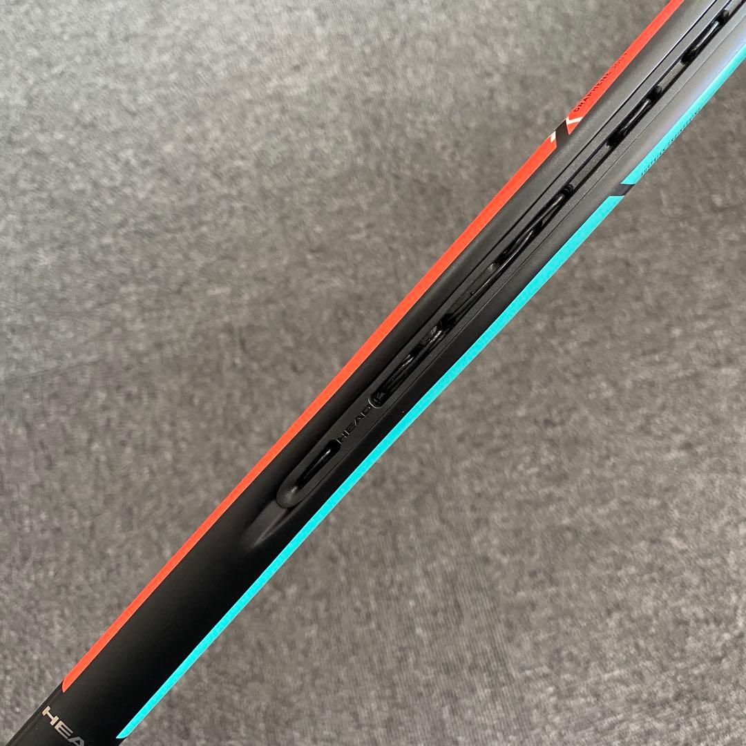 【美品】HEAD GRAVITY MP400G2テニスラケット360+オレンジ緑