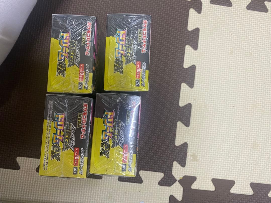 ポケモンカードゲーム MEGAドリームex 4BOX シュリンク付です。