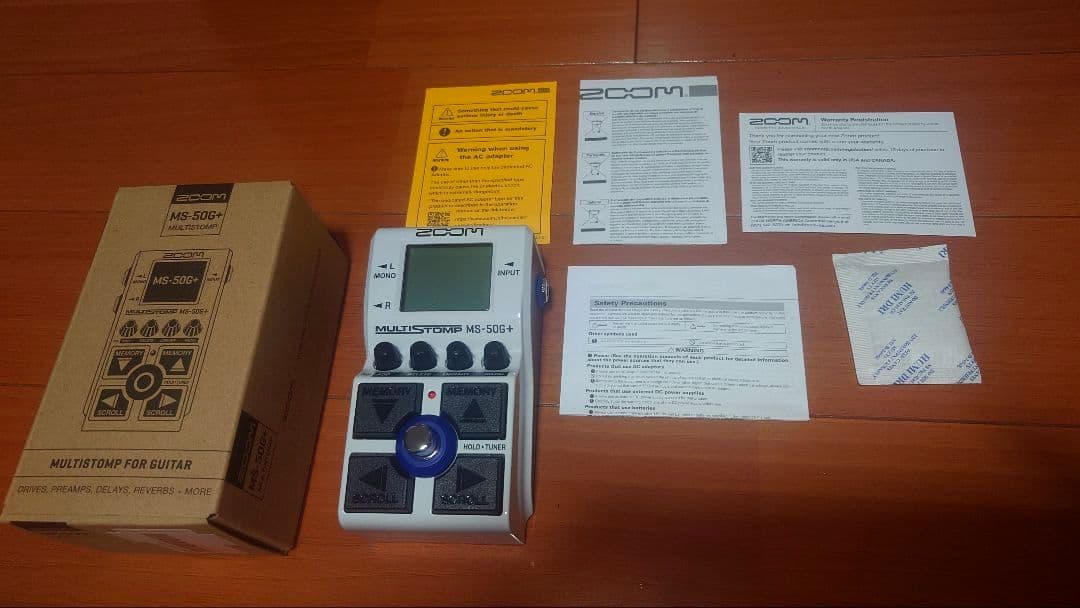【美品】ZOOM MULTISTOMP MS-50G+ 本体と付属品