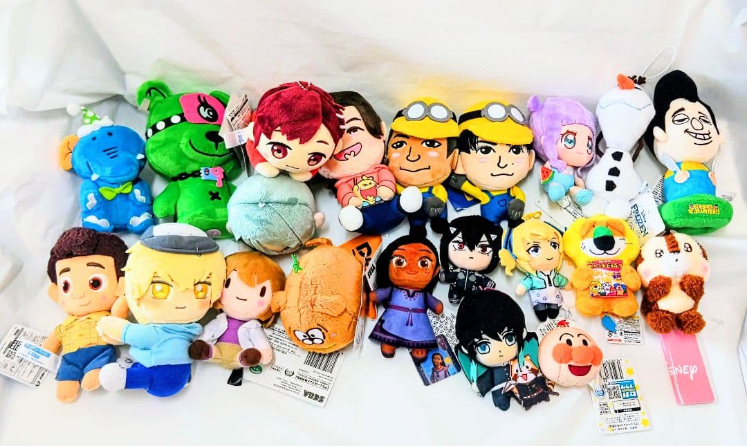 ノンジャンル　ぬいぐるみ　マスコット　まとめ売り　未使用　80点セット