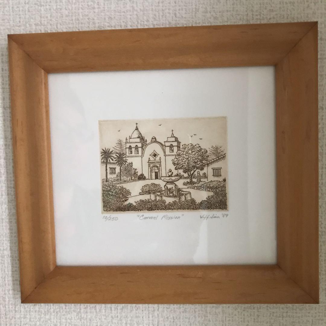 carmel mission Jeff siner エッチング  10/250