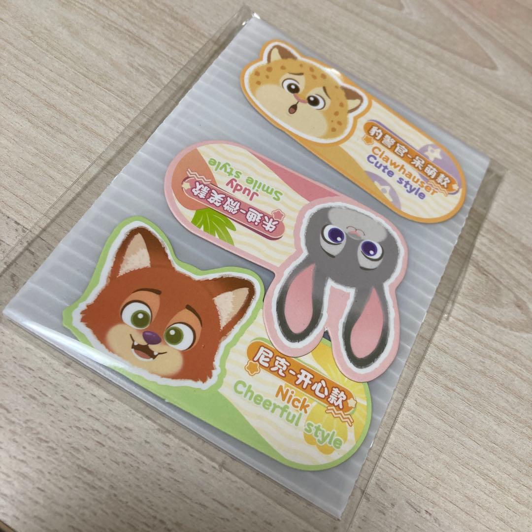 TOPTOY ズートピア　スマホグリップ　マスコット　ニック　ジュディ　3体