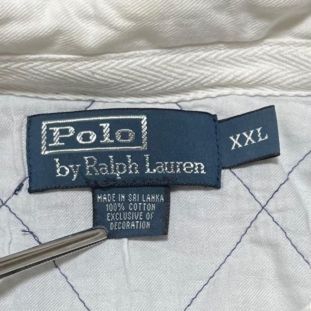 【人気アイテム】ラルフローレン 長袖ラガーシャツ XXL ネイビー ビッグポニー