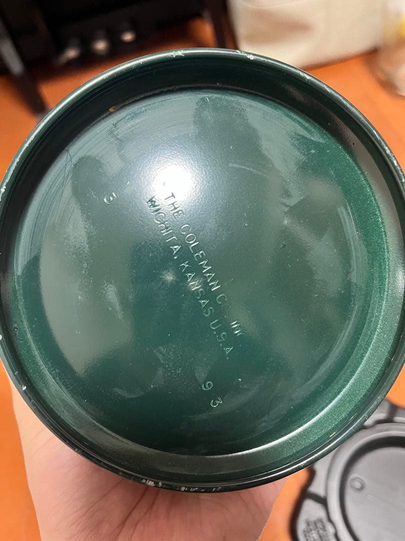【美品】Coleman F-124ランタン グリーン