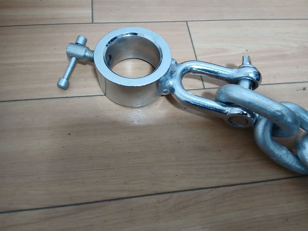 トレーニングチェーン Φ50mm用 9kg×2本 バーベル チェーン