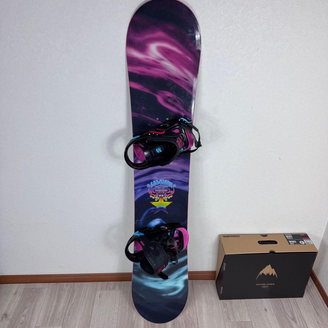 SALOMON レディース スノーボードセット 143cm
