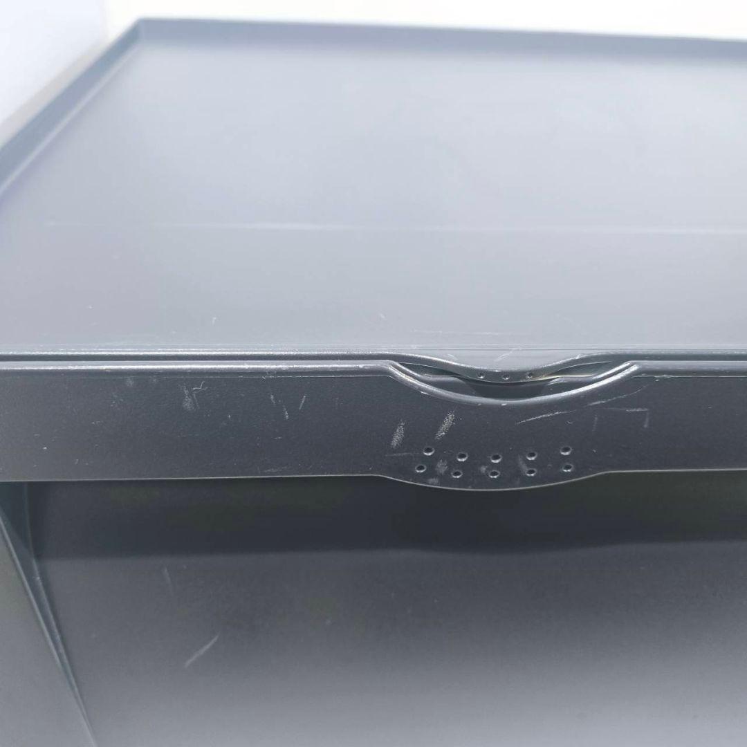 タッパーウェア スーパーチェスト ワイドディープ 深型1段 ブラック