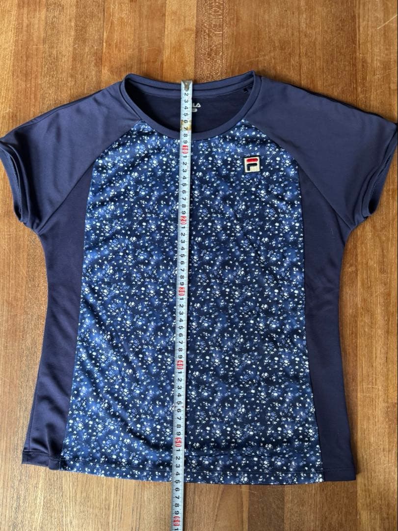 FILA ネイビー 花柄 テニスウェア