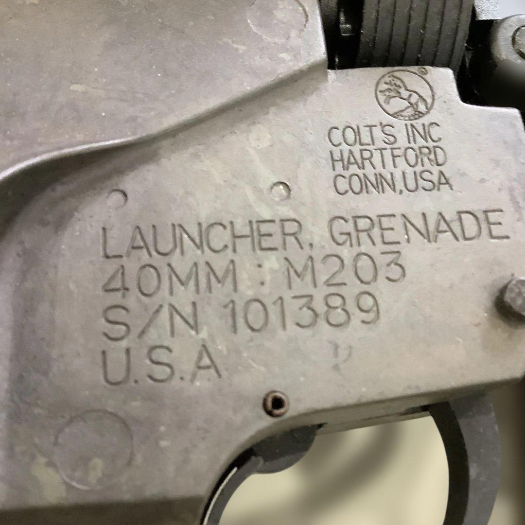 最終値下げ‼️1246 Colt AR-15電動ガンM203 グレネードランチャー