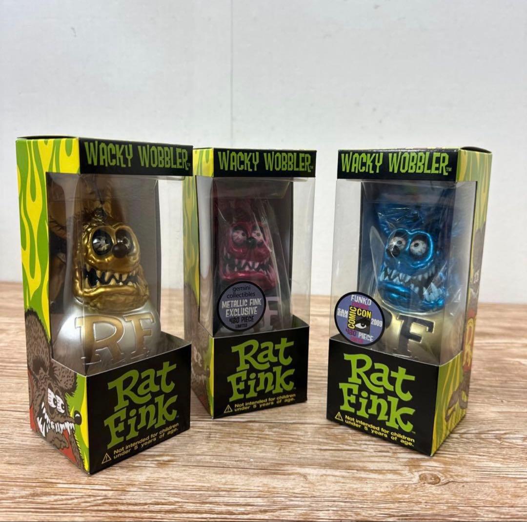Funko メタルボブルヘッド ラットフィンク3点まとめ売りSET