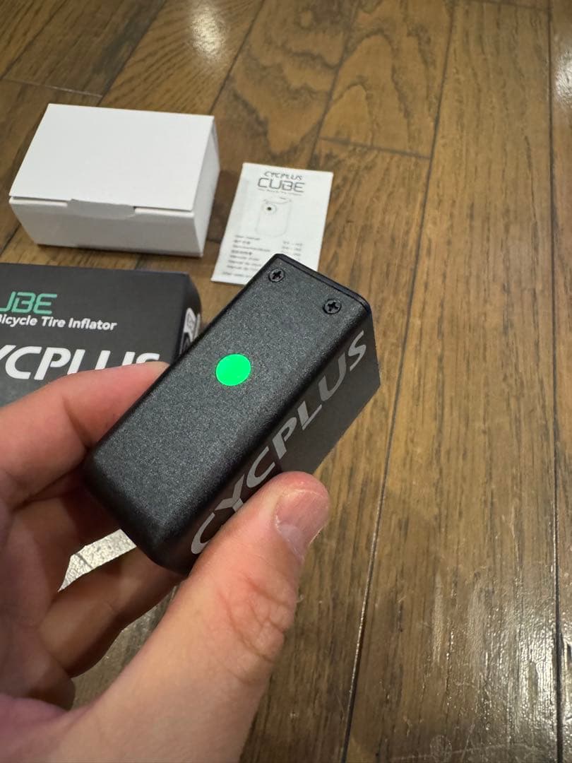 ほぼ未使用　付属品全て有り　CYCPLUS CUBE電動ポンプ ブラック