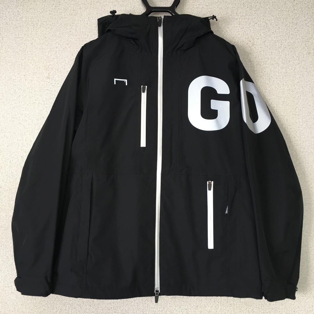 GOAL STUDIO ナイロンジャケット ウィンドブレーカー ブラック ロゴ